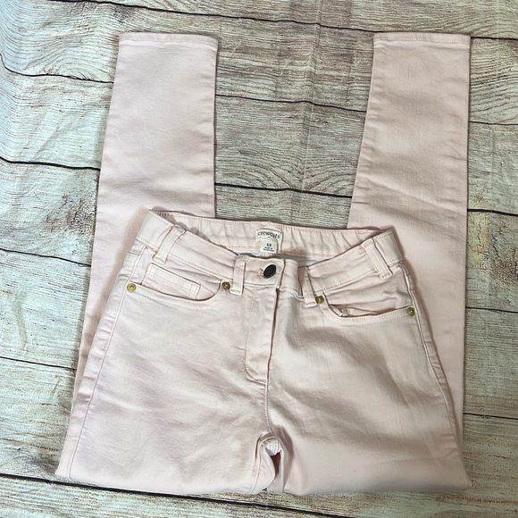 Crewcuts | J Crew girls size 12 light pink jeans like new skinny Jean - Picture 6 of 6